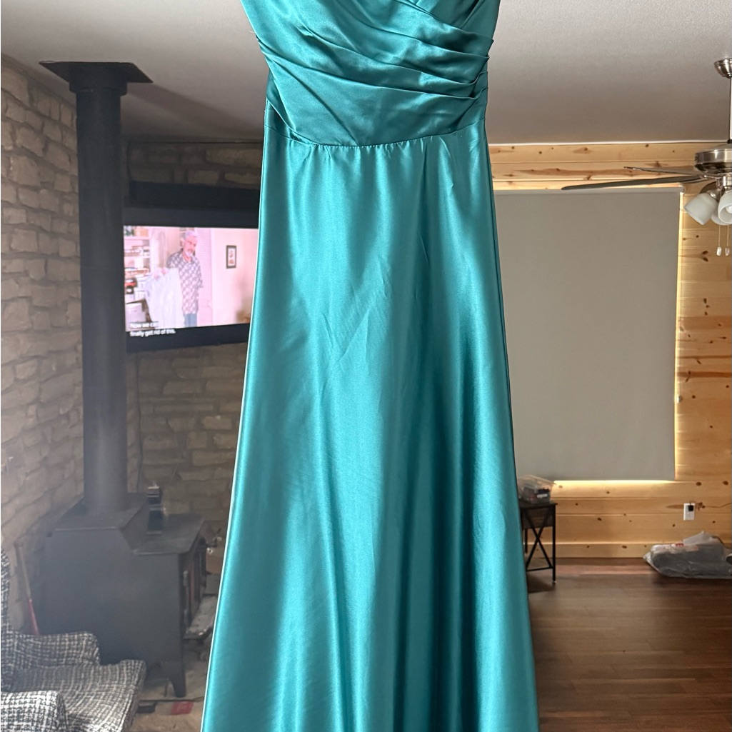 Elegant Green Corset Prom Dress